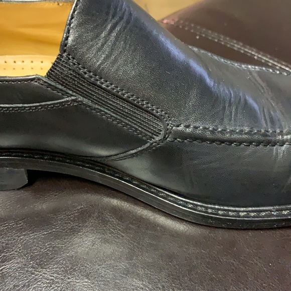 Men’s black leather upper dress shoes, size 10 1/2 - Picture 5 of 7